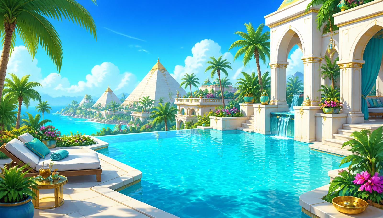 Alon's Mansion Pool