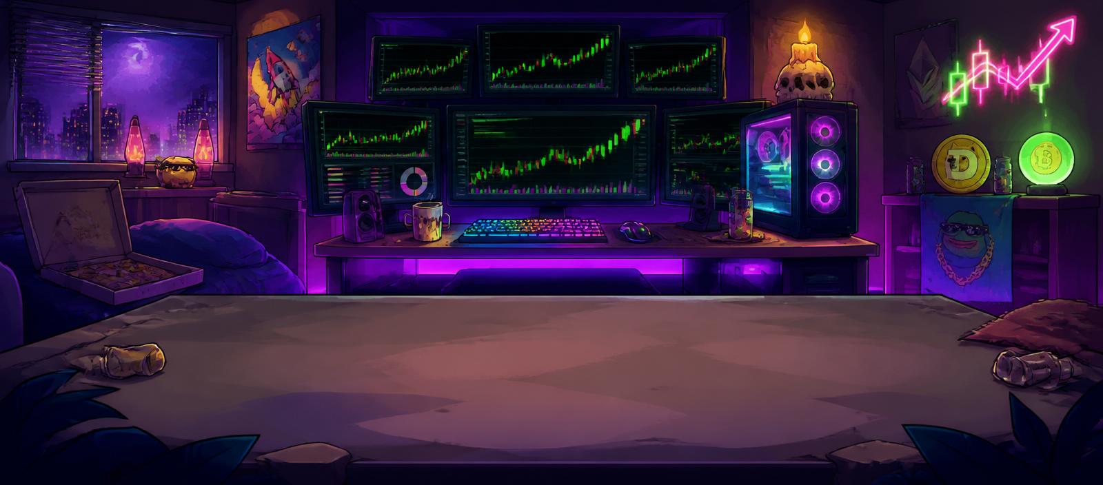 Degen Streamer Desk