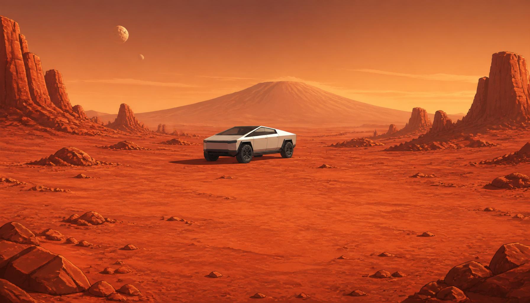 Cybertruck on Mars