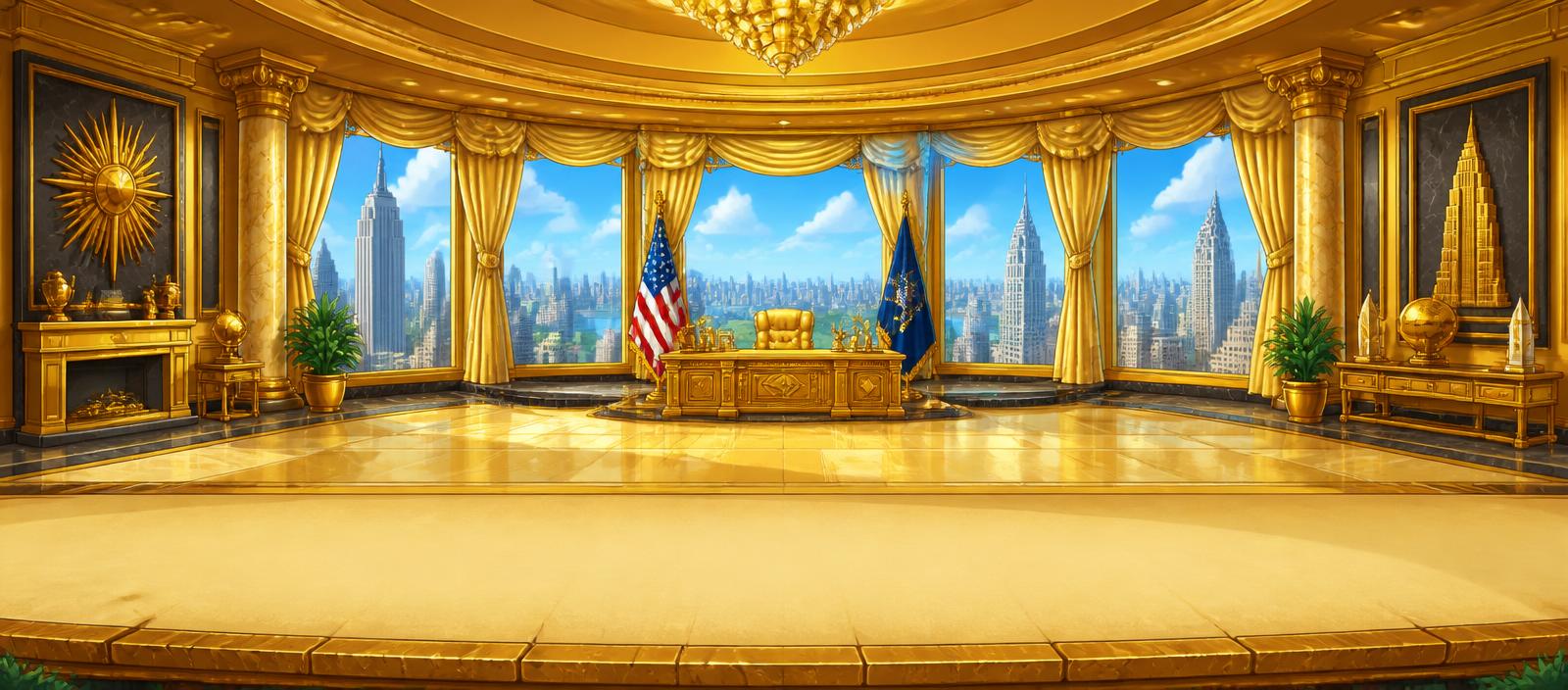 Trump Gold Office